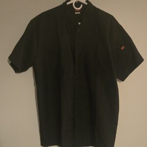 Men's Black Casual Button Down Shirt